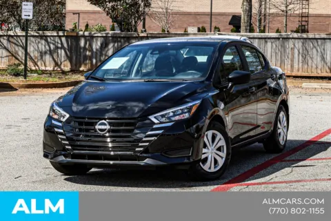 Black 2025 Nissan Versa 1.6 S for sale in Newnan, GA