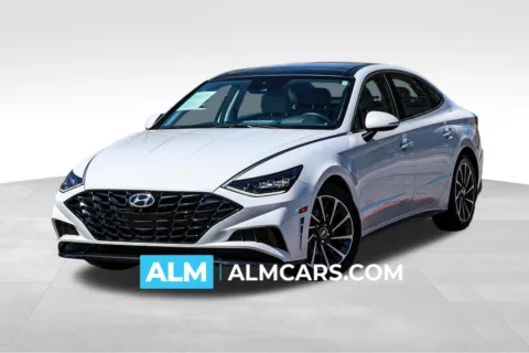 White 2022 Hyundai Sonata Limited for sale in Newnan, GA