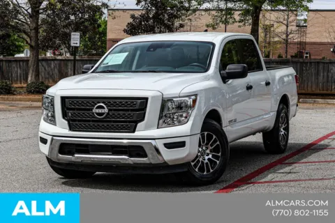 White 2023 Nissan Titan SV for sale in Newnan, GA