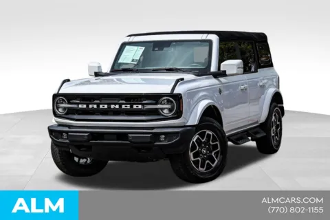 White 2023 Ford Bronco Outer Banks for sale in Newnan, GA