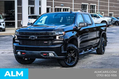 Black 2021 Chevrolet Silverado 1500 LT Trail Boss for sale in Newnan, GA