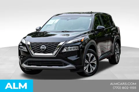 Black 2022 Nissan Rogue SV for sale in Newnan, GA