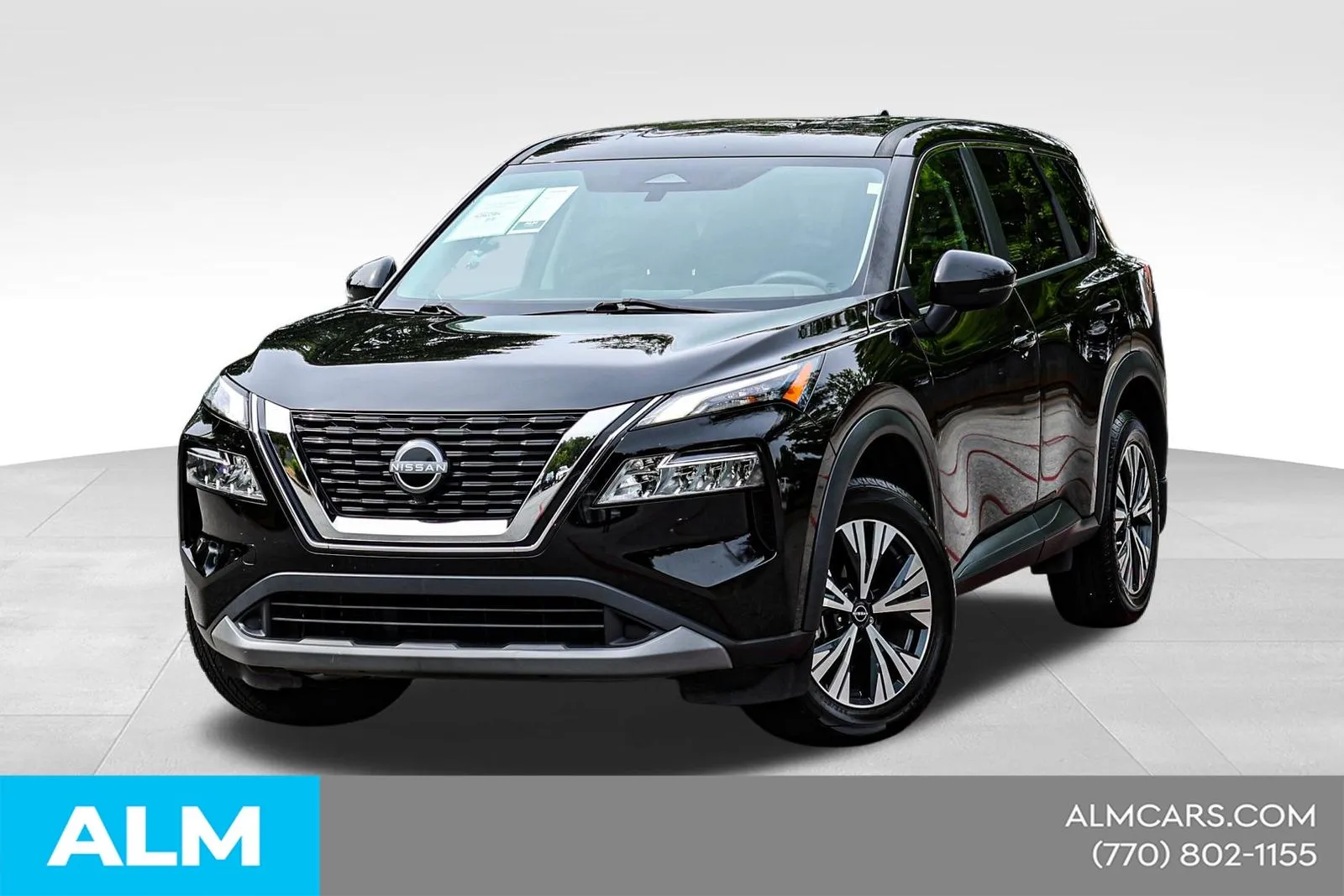 Black 2022 Nissan Rogue SV for sale in Newnan, GA