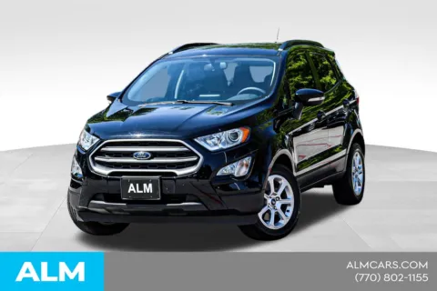 Black 2021 Ford EcoSport SE for sale in Newnan, GA