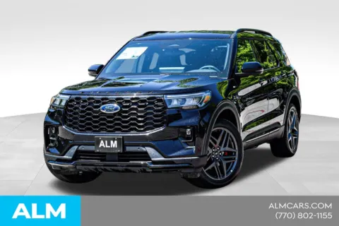 Black 2025 Ford Explorer ST-Line for sale in Newnan, GA