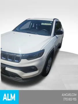 White 2022 Jeep Compass Latitude for sale in Newnan, GA