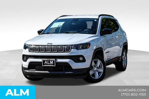 White 2022 Jeep Compass Latitude for sale in Newnan, GA
