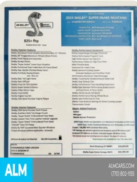 Another view of 2023 Ford Mustang GT Premium for sale in Newnan, GA at ALM Nissan Newnan