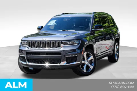 Gray 2021 Jeep Grand Cherokee L Limited for sale in Newnan, GA