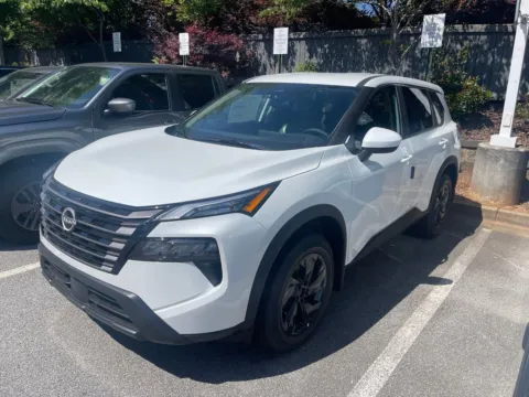 White 2026 Nissan Rogue SV w/ Lifetime Powertrain Warranty for sale in Newnan, GA