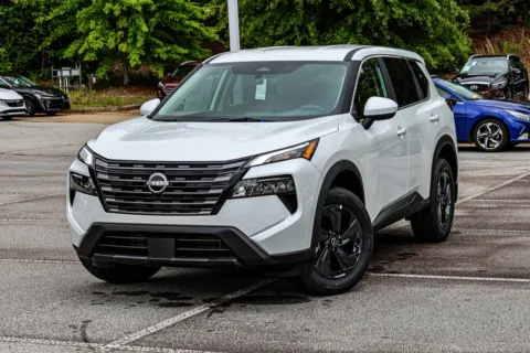 White 2026 Nissan Rogue SV w/ Lifetime Powertrain Warranty for sale in Newnan, GA