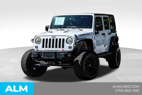 White 2015 Jeep Wrangler Unlimited Rubicon for sale in Newnan, GA
