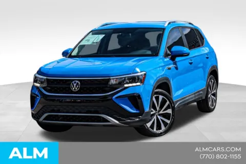 Blue 2022 Volkswagen Taos 1.5T SE for sale in Newnan, GA