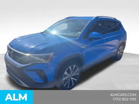 Blue 2022 Volkswagen Taos 1.5T SE for sale in Newnan, GA