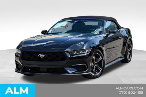 Black 2024 Ford Mustang EcoBoost Premium for sale in Newnan, GA