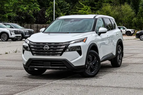 White 2026 Nissan Rogue SV w/ Lifetime Powertrain Warranty for sale in Newnan, GA