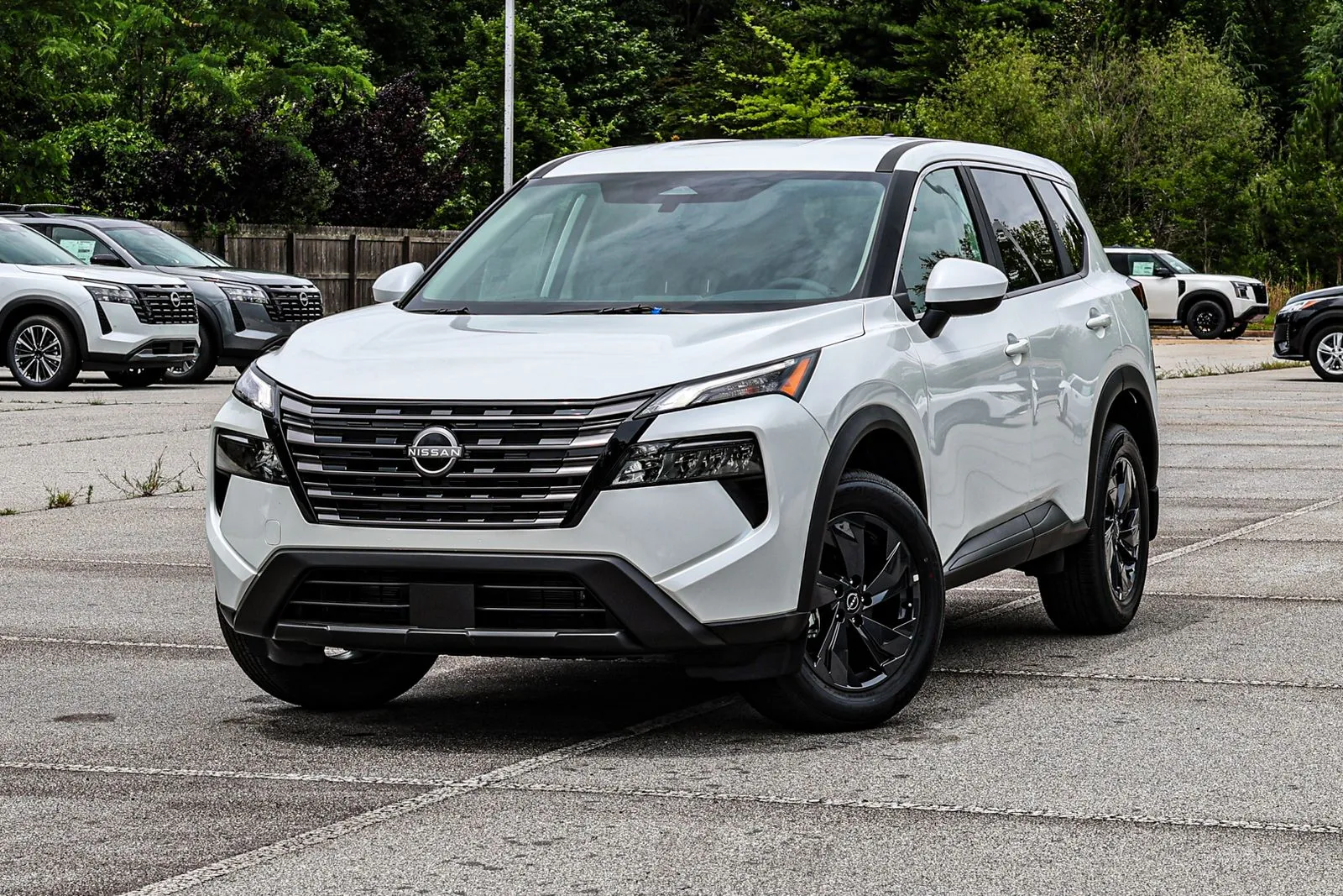White 2026 Nissan Rogue SV w/ Lifetime Powertrain Warranty for sale in Newnan, GA