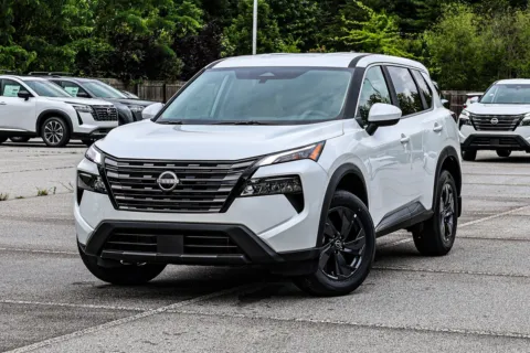 White 2026 Nissan Rogue SV w/ Lifetime Powertrain Warranty for sale in Newnan, GA