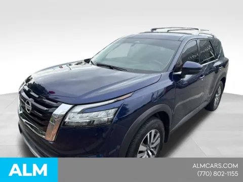 Blue 2022 Nissan Pathfinder SL Carfax One Owner w/ No Accidents for sale in Newnan, GA