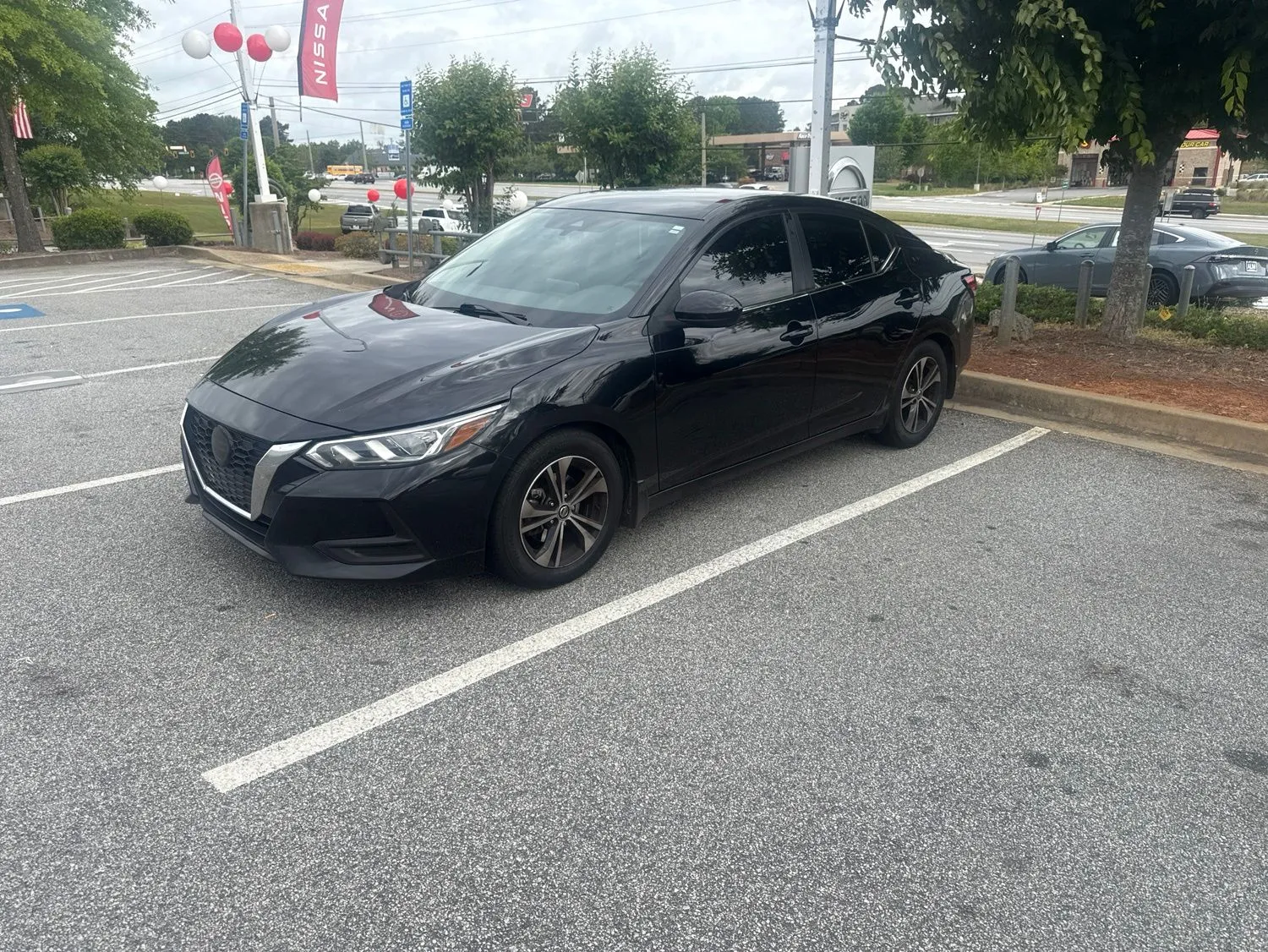 Black 2022 Nissan Sentra SV Carfax One Owner w/ No Accidents for sale in Newnan, GA