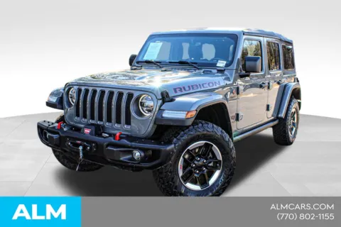 Gray 2021 Jeep Wrangler Unlimited Rubicon for sale in Newnan, GA