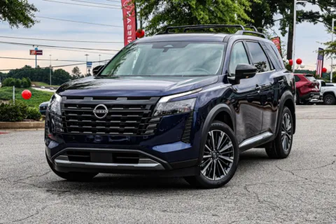 Blue 2026 Nissan Pathfinder Platinum for sale in Newnan, GA