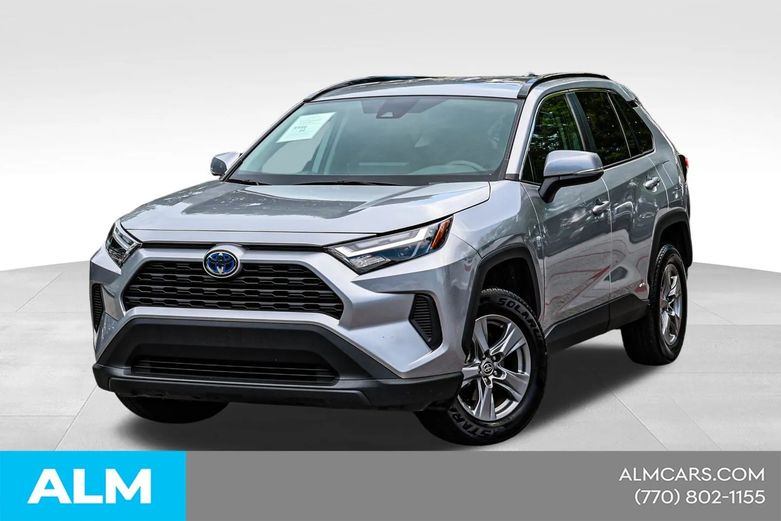 Silver 2024 Toyota RAV4 Hybrid LE for sale in Newnan, GA