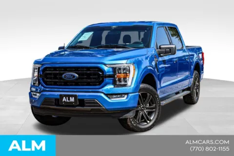 Blue 2021 Ford F-150 XLT for sale in Newnan, GA