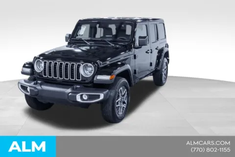 Black 2025 Jeep Wrangler Sahara for sale in Newnan, GA