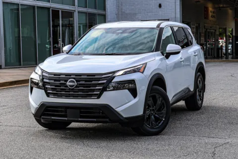 White 2026 Nissan Rogue SV w/ Lifetime Powertrain Warranty for sale in Newnan, GA