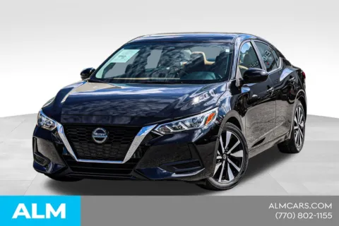 Black 2021 Nissan Sentra SV for sale in Newnan, GA