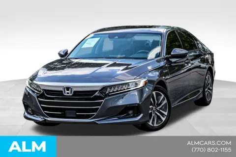 Gray 2021 Honda Accord Hybrid EX-L for sale in Newnan, GA