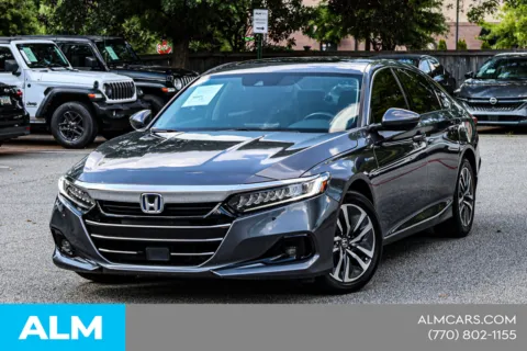 Gray 2021 Honda Accord Hybrid EX-L for sale in Newnan, GA