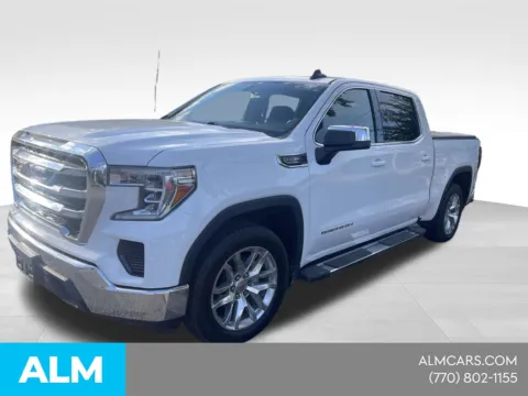 White 2021 GMC Sierra 1500 SLE - CALL 770-254-3800 for sale in Newnan, GA