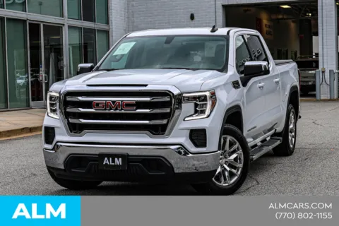 White 2021 GMC Sierra 1500 SLE - CALL 770-254-3800 for sale in Newnan, GA