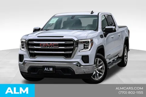 White 2021 GMC Sierra 1500 SLE - CALL 770-254-3800 for sale in Newnan, GA
