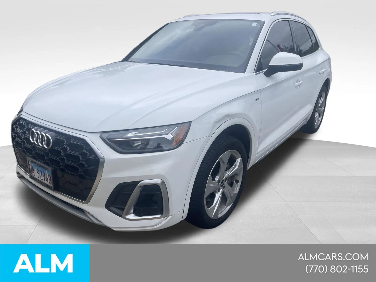 White 2022 Audi Q5 45 S line Premium Plus for sale in Newnan, GA
