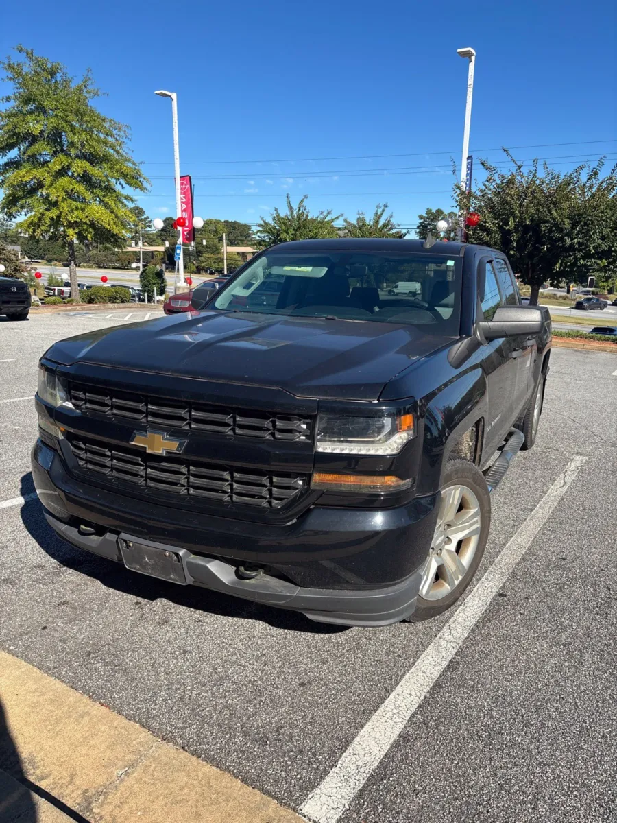 Black 2017 Chevrolet Silverado 1500 Custom - CALL 770-254-3800 for sale in Newnan, GA