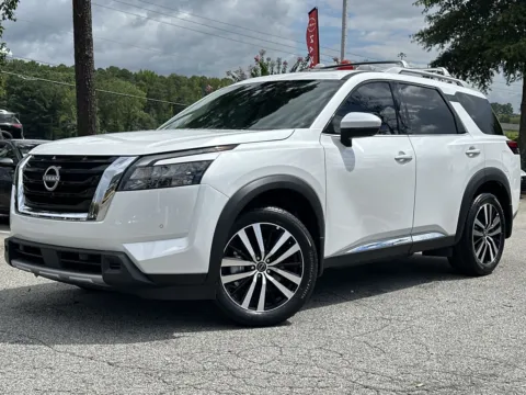 White 2025 Nissan Pathfinder Platinum for sale in Newnan, GA