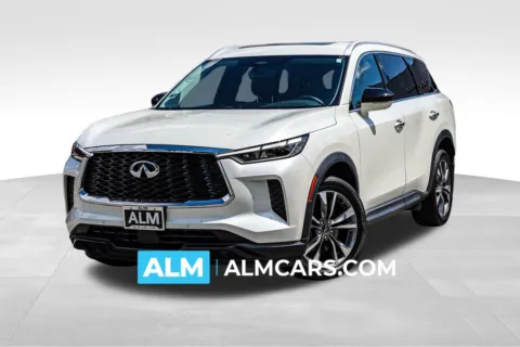 White 2023 INFINITI QX60 LUXE for sale in Newnan, GA