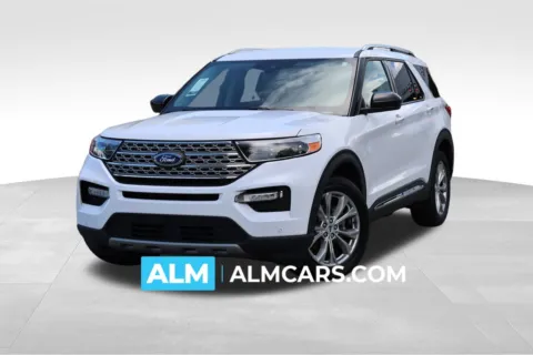 White 2023 Ford Explorer Limited for sale in Newnan, GA