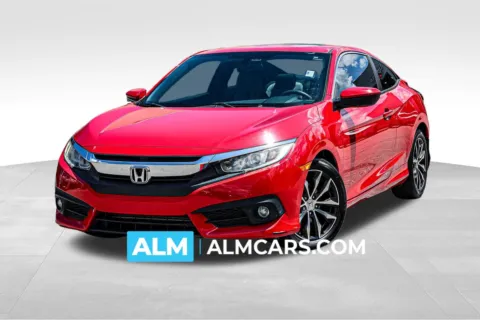Red 2017 Honda Civic EX-T for sale in Newnan, GA