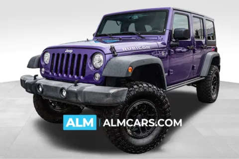 Purple 2018 Jeep Wrangler JK Unlimited Rubicon for sale in Newnan, GA
