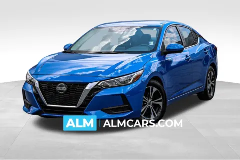 Blue 2022 Nissan Sentra SV for sale in Newnan, GA