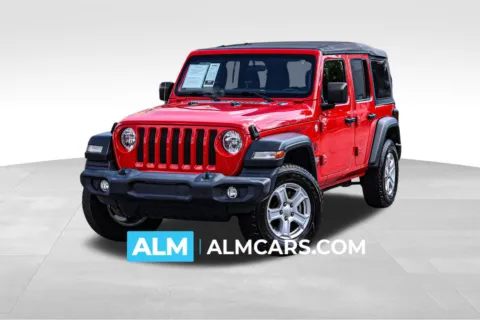 Red 2020 Jeep Wrangler Unlimited Sport S for sale in Newnan, GA