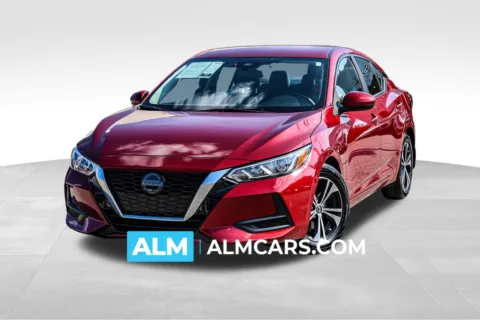 Red 2022 Nissan Sentra SV for sale in Newnan, GA