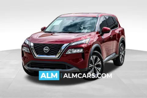 Red 2021 Nissan Rogue SV for sale in Newnan, GA