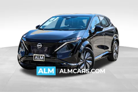 Black 2023 Nissan Ariya EVOLVE+ e-4ORCE for sale in Newnan, GA