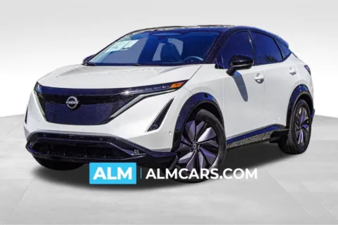 White 2023 Nissan Ariya PLATINUM+ e-4ORCE for sale in Newnan, GA