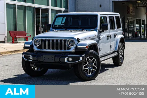 Silver 2024 Jeep Wrangler Sahara for sale in Newnan, GA